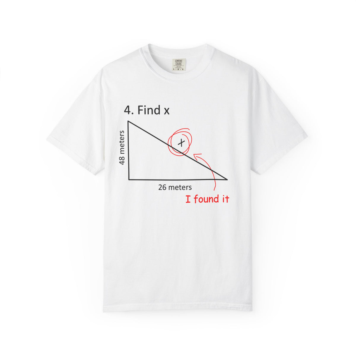 Find X Viral Math Meme Shirt – Funny Geometry T-shirt
