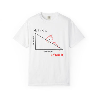 Find X Viral Math Meme Shirt – Funny Geometry T-shirt
